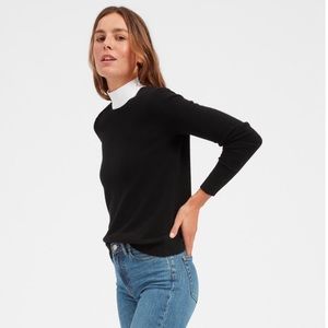 NWT Everlane Cashmere Crewneck Sweater - Black